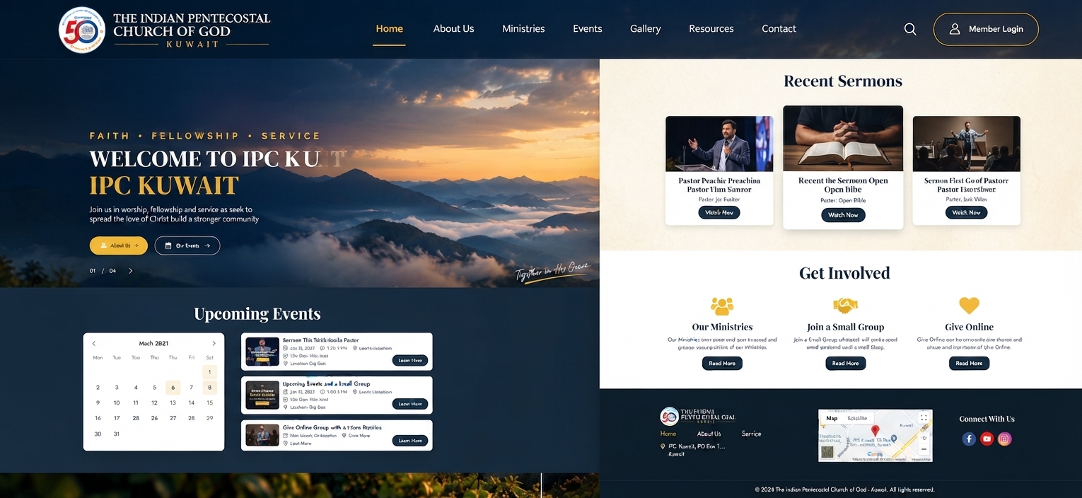 Fully Redesigned Existing Website Homepage